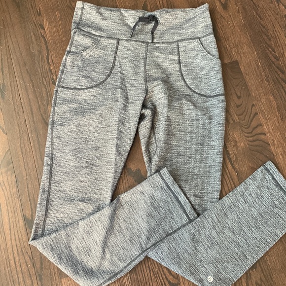 LULULEMON SKINNY WILL HEATHERED LEGGINGS - Picture 2 of 2